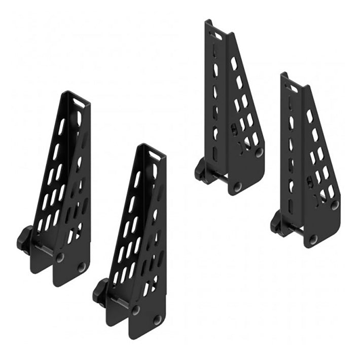 Cruz, Set di Fermi Carico 18 cm per Supporti in Acciaio 30X20 - 4 Pz.