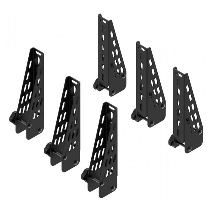 Cruz, Set di Fermi Carico 18 cm Per Supporti in Acciaio 30X20 - 6 Pz.