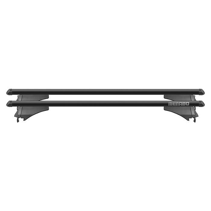 Menabo, Tiger Dachträger-Set Schwarz Für Dachreling/eingeklappt