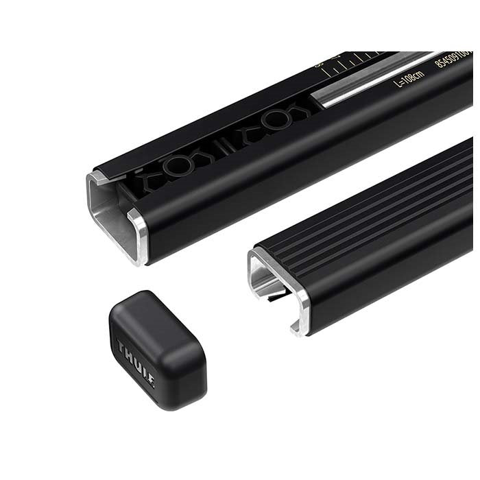 Thule, 712100 Squarebar 108 Halbsatz - 1 Dachträger