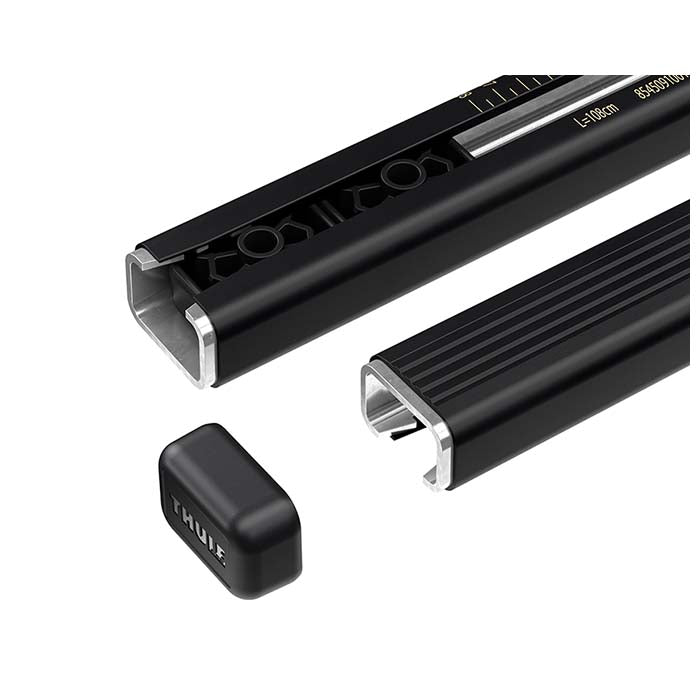 Thule, 712300 Squarebar 127 Halbes Set - 1 Stk Dachträger