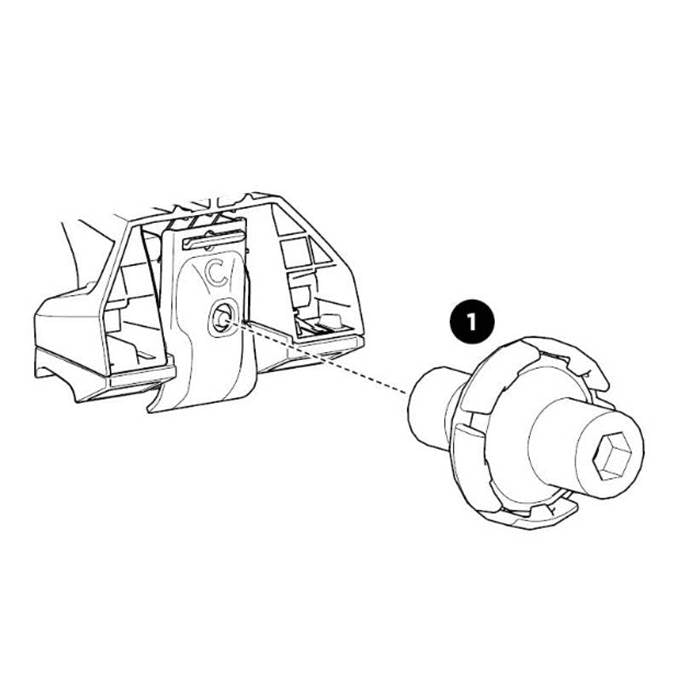 Thule, Ersatzteil 54201 Set Mit 4 Stk.