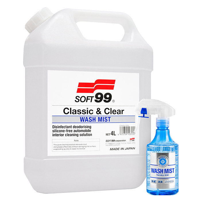 Soft99, Wash Mist Čistič interiéru Antibakteriální 4L
