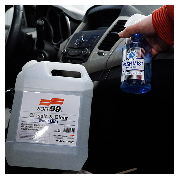 Soft99, Wash Mist Środek do czyszczenia wnętrza Antybakteryjny 4L