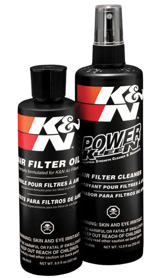 K&N, Kit de nettoyage (nettoyant + huile)